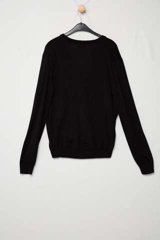 Gilet en laine vierge - Noir - Emporio Armani
