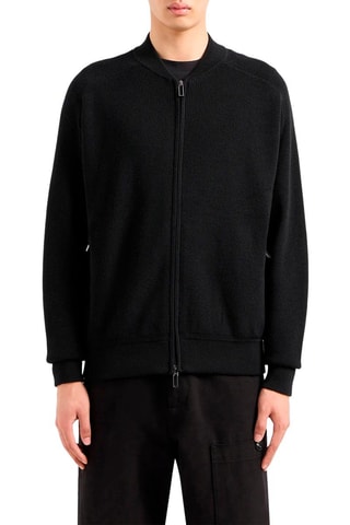 Gilet en laine - Noir - Emporio Armani