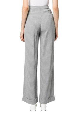 Pantalon loose taille haute - Gris clair - Emporio Armani
