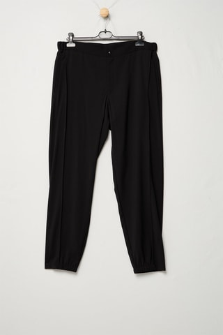Pantalon en laine vierge - Noir - Emporio Armani