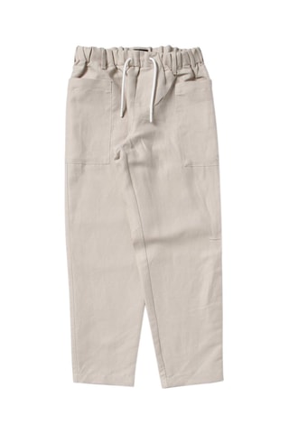 Pantalon en lin - Beige - Emporio Armani