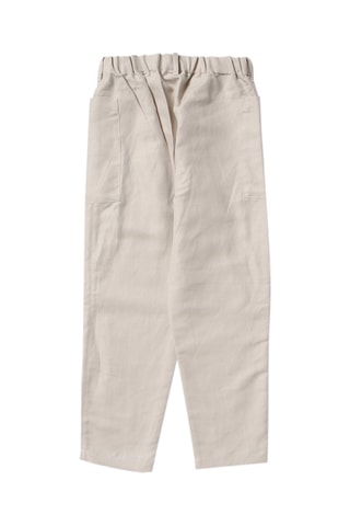 Pantalon en lin - Beige - Emporio Armani