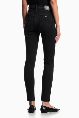 Jean skinny taille haute - Noir - Emporio Armani