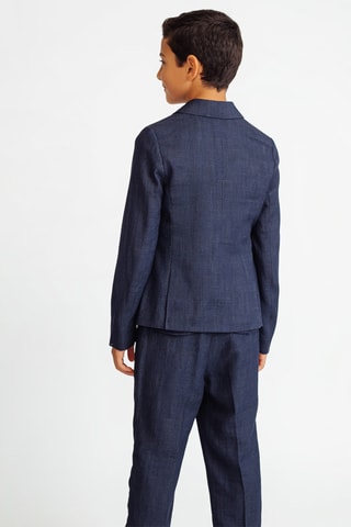 Costume en lin - Bleu foncé