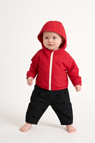 Coupe-vent à capuche - Rouge