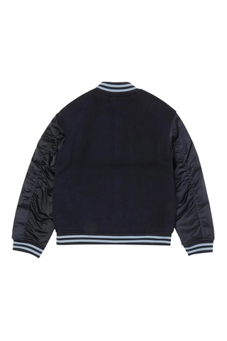 Teddy en laine vierge - Bleu marine