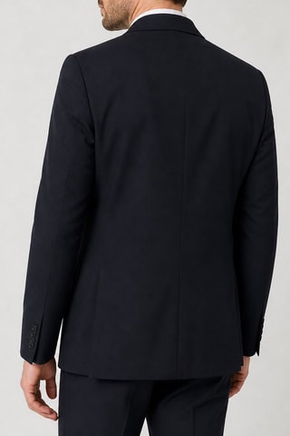 Veste en laine vierge - Bleu marine - Emporio Armani