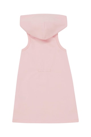 Robe sweat à capuche - Rose
