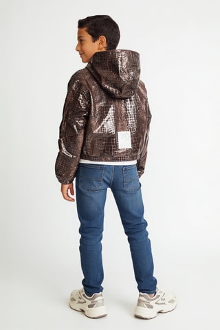 Blouson à capuche - Marron