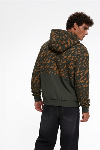 Blouson à capuche - Vert