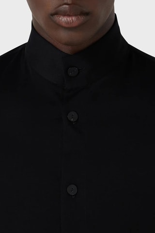 Chemise regular - Noir - Emporio Armani