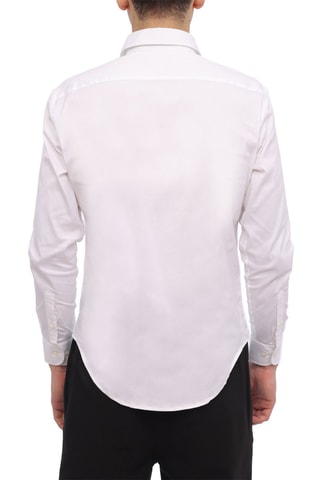 Chemise slim - Blanc - Emporio Armani