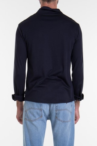 Chemise slim - Bleu marine - Emporio Armani