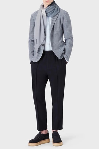 Chemise en lin - Blanc - Emporio Armani