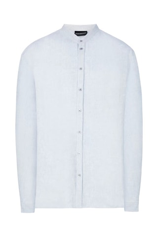 Chemise en lin - Blanc - Emporio Armani