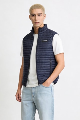 Doudoune sans manches - Bleu marine - Emporio Armani