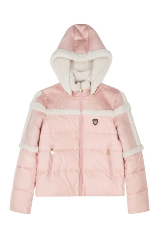 Doudoune à capuche - Rose