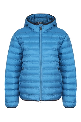Doudoune à capuche - Bleu électrique