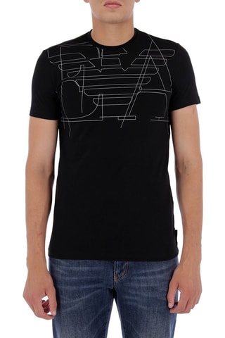 T-shirt slim - Noir - Emporio Armani