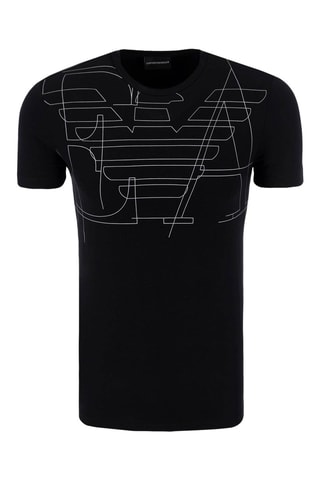 T-shirt slim - Noir - Emporio Armani