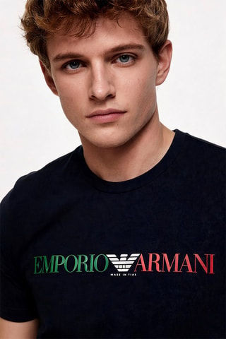 T-shirt - Bleu marine - Emporio Armani