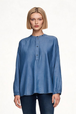 Blouse - Bleu cobalt - Emporio Armani