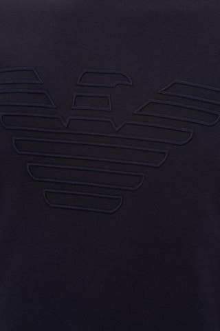 Sweat à capuche - Bleu marine - Emporio Armani