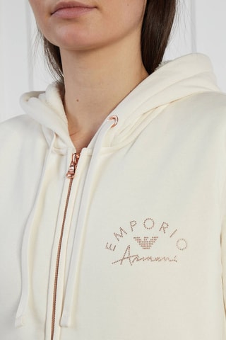 Sweat à capuche - Blanc - Emporio Armani