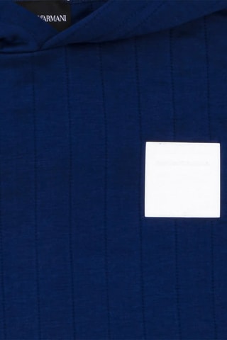 Sweat à capuche - Bleu nuit - Emporio Armani