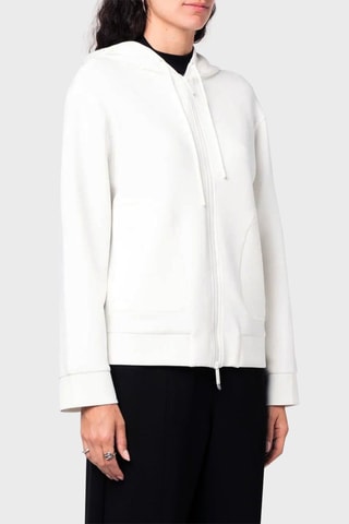 Sweat à capuche - Ecru - Emporio Armani