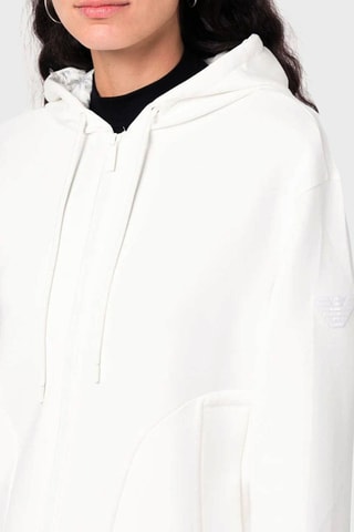 Sweat à capuche - Ecru - Emporio Armani