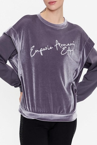 Sweat bi-matière - Gris foncé