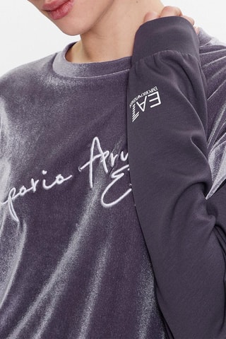 Sweat bi-matière - Gris foncé