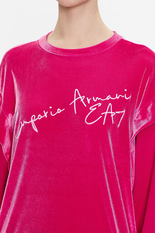 Sweat trompe-l’œil - Fuchsia