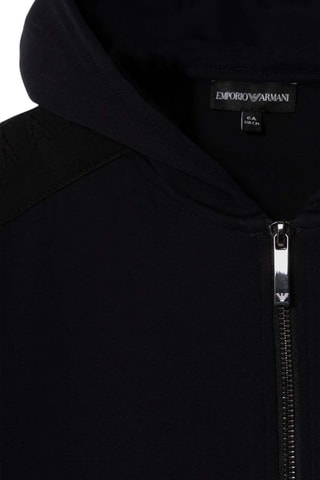 Sweat à capuche - Bleu marine - Emporio Armani