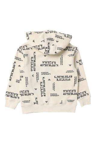 Sweat à capuche - Ecru - Emporio Armani