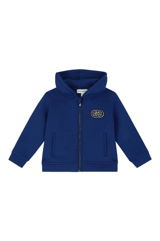 Sweat à capuche - Bleu roi - Emporio Armani