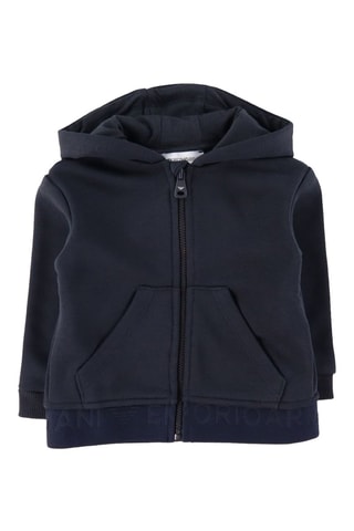Sweat à capuche - Bleu marine - Emporio Armani