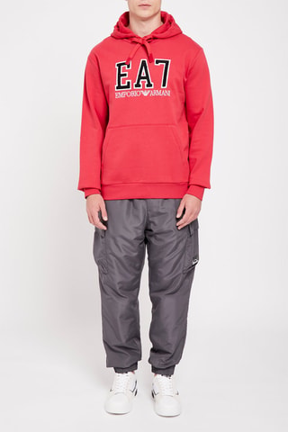Sweat à capuche - Rouge
