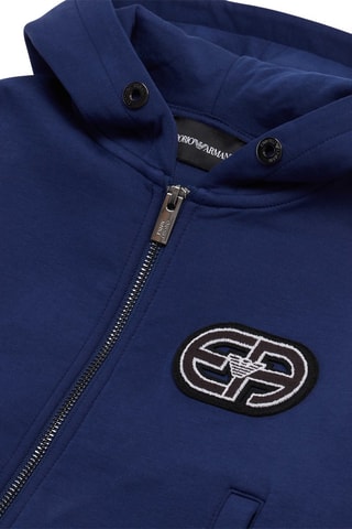 Sweat à capuche - Indigo
