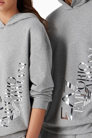 Sweat à capuche - Gris chiné