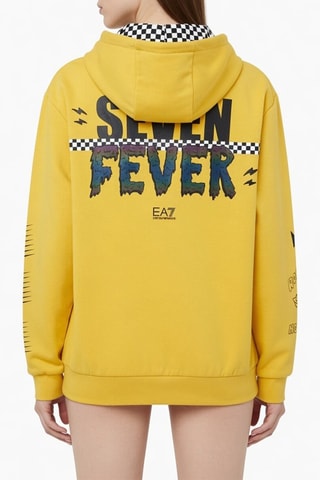Sweat à capuche - Jaune