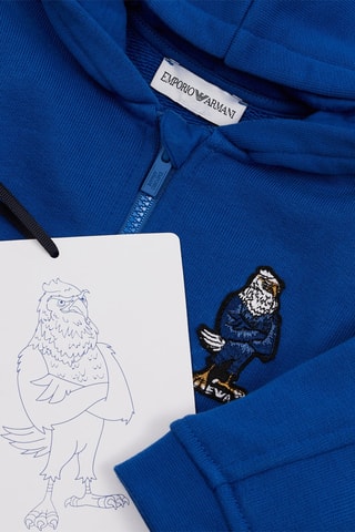 Sweat à capuche - Bleu roi