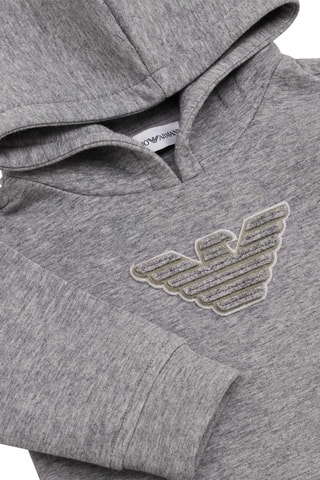 Sweat à capuche - Gris clair chiné