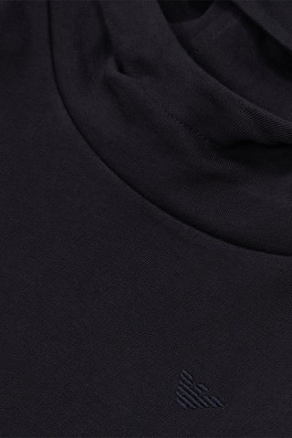 Sweat à capuche trompe l’œil - Bleu marine