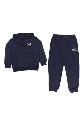Sweat à capuche et jogging - Bleu marine - EA7