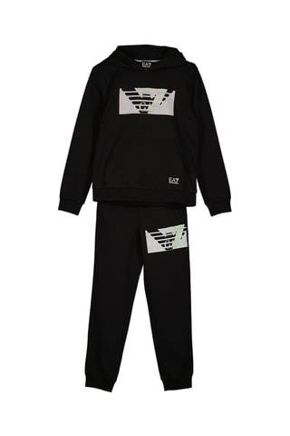 Sweat à capuche et jogging - Noir - EA7 KID
