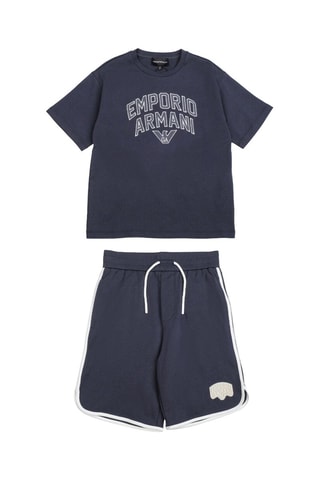 T-shirt et short - Bleu-gris - Emporio Armani
