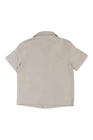 Chemise et short en lin - Beige - Emporio Armani
