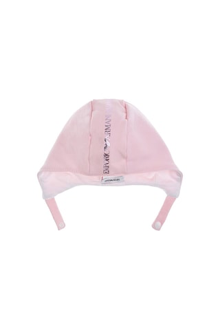 Bonnet et bavoir - Rose - Emporio Armani